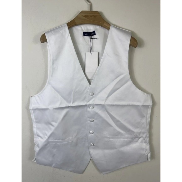 Neil Allyn Suits & Blazers Neil Allyn Mens Vest 5 Button White Mens